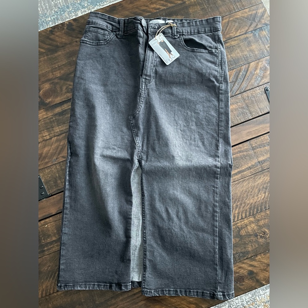 NWT Sierra Black Maxi Denim Skirt